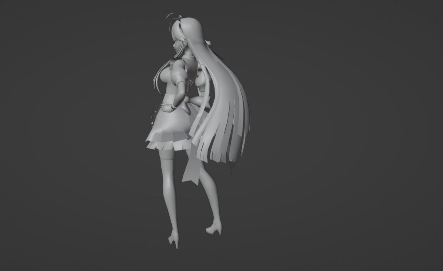 Anime Character - Unique 4 3D model_11