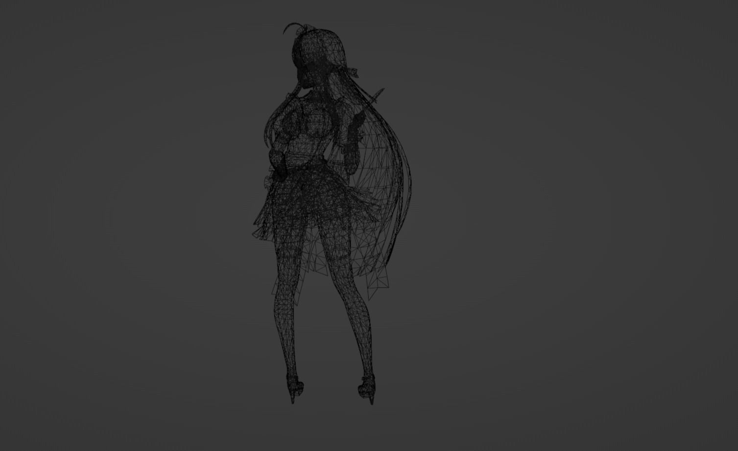 Anime Character - Unique 4 3D model_18