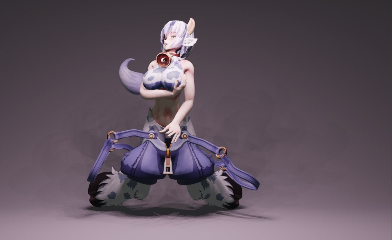 Anime Character - Unique 5 3D model_8