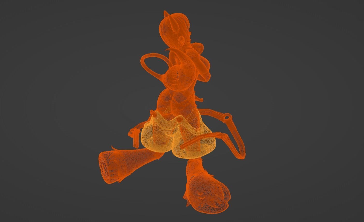 Anime Character - Unique 5 3D model_14