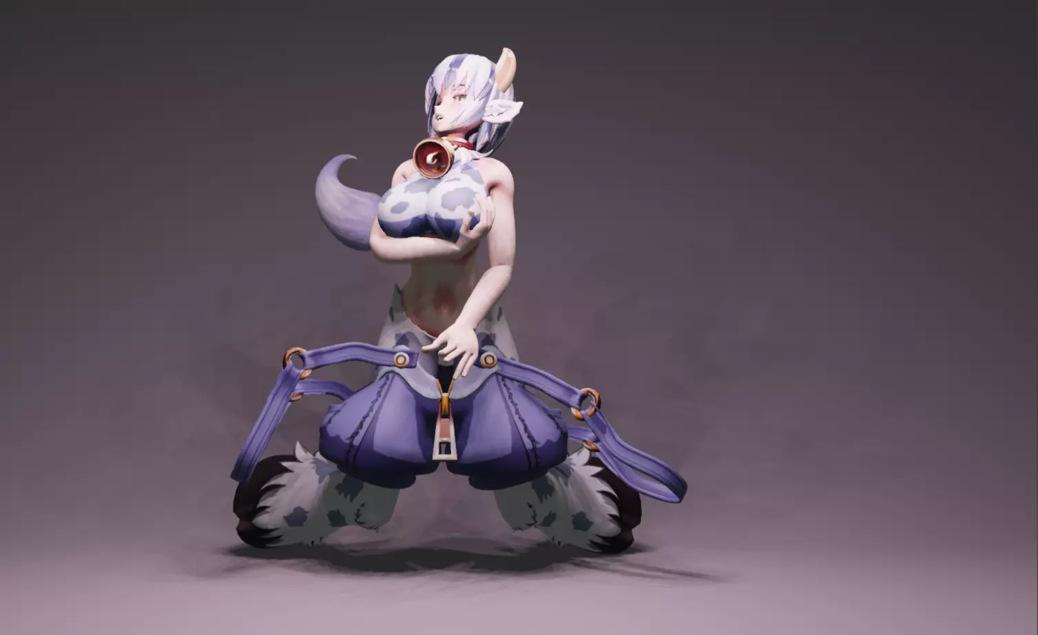Anime Character - Unique 5 3D model_0