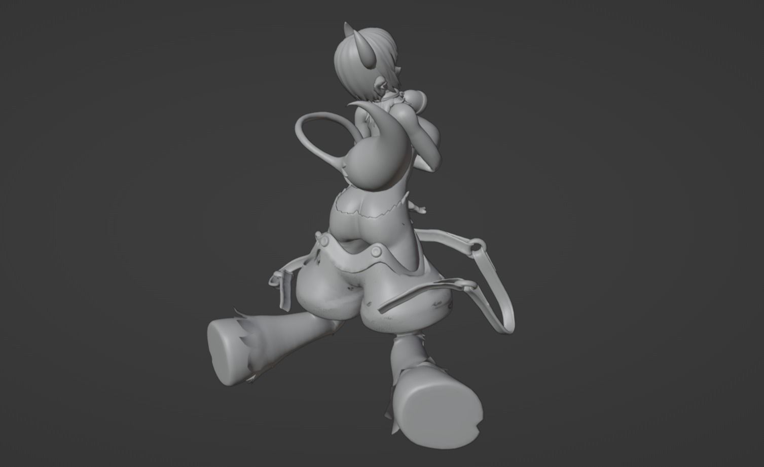 Anime Character - Unique 5 3D model_13