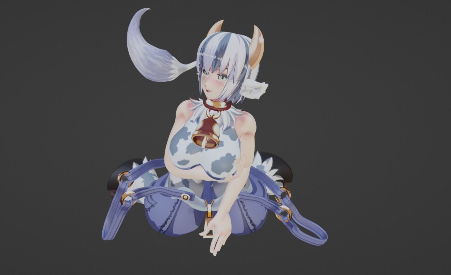 Anime Character - Unique 5 3D model_10