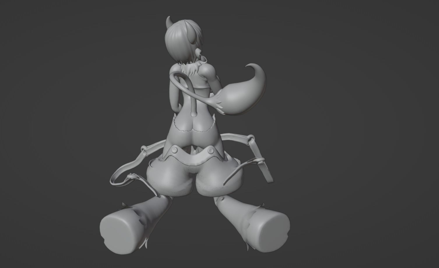 Anime Character - Unique 5 3D model_12