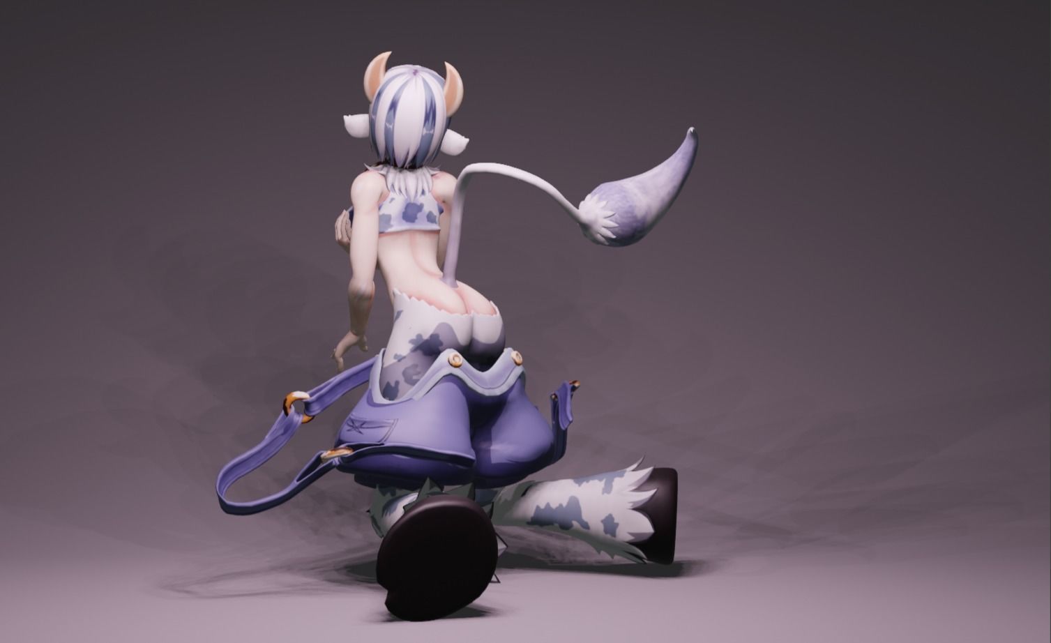 Anime Character - Unique 5 3D model_5