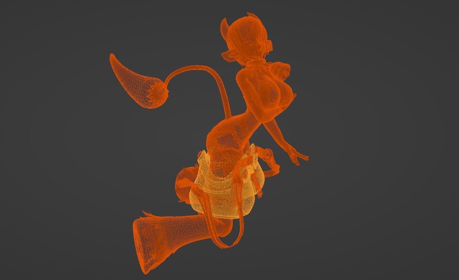 Anime Character - Unique 5 3D model_15