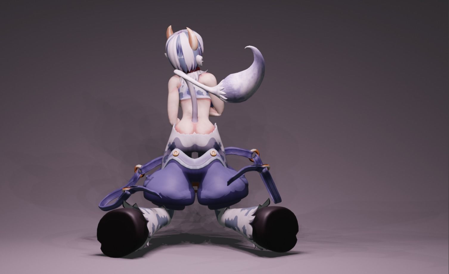 Anime Character - Unique 5 3D model_4