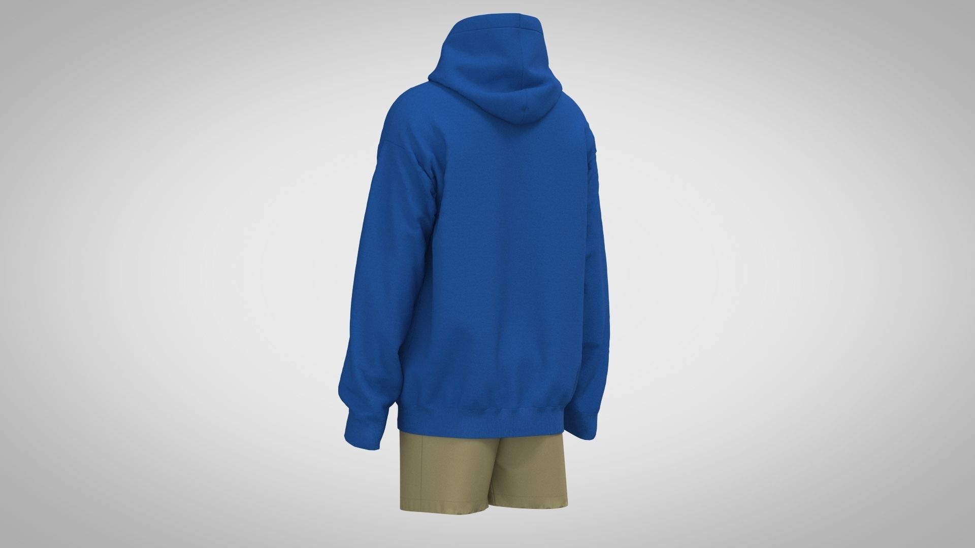 Oversized Hoodie 3D model_9