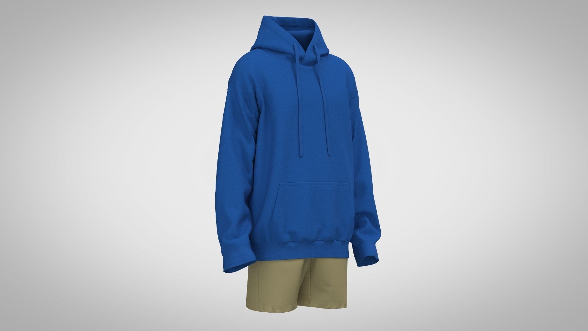 Oversized Hoodie 3D model_7