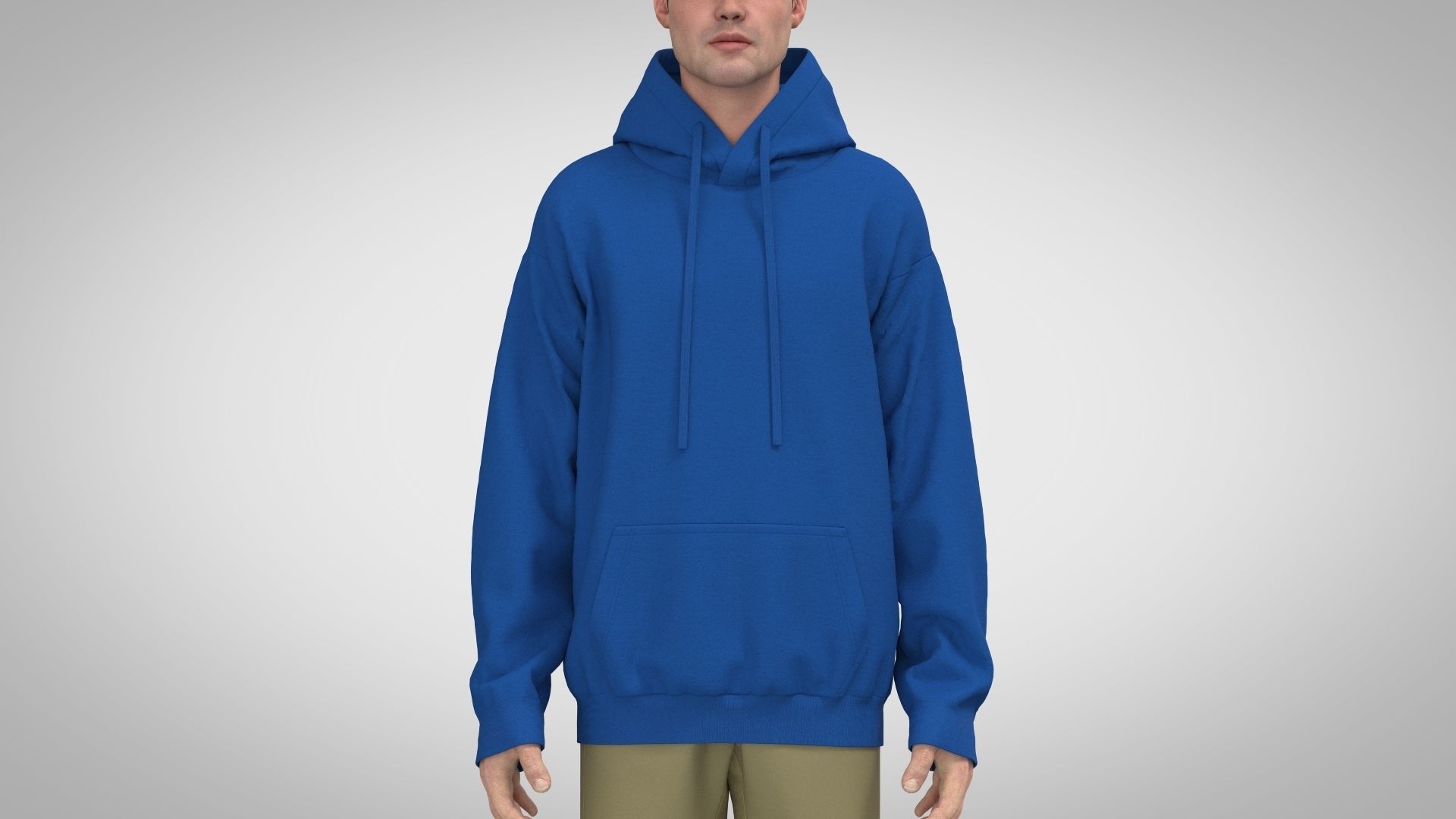 Oversized Hoodie 3D model_5