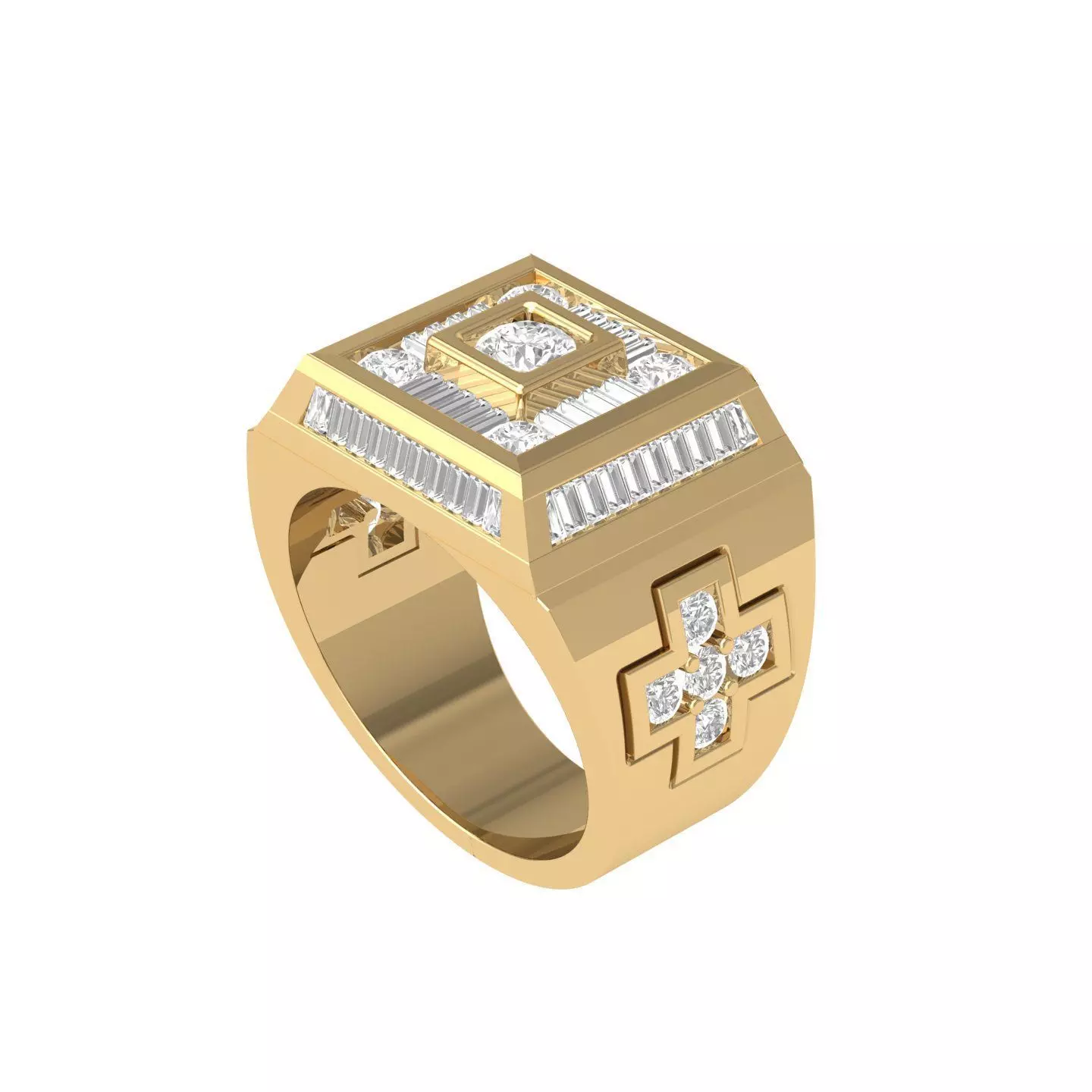 Man Soliter Ring 3D print model