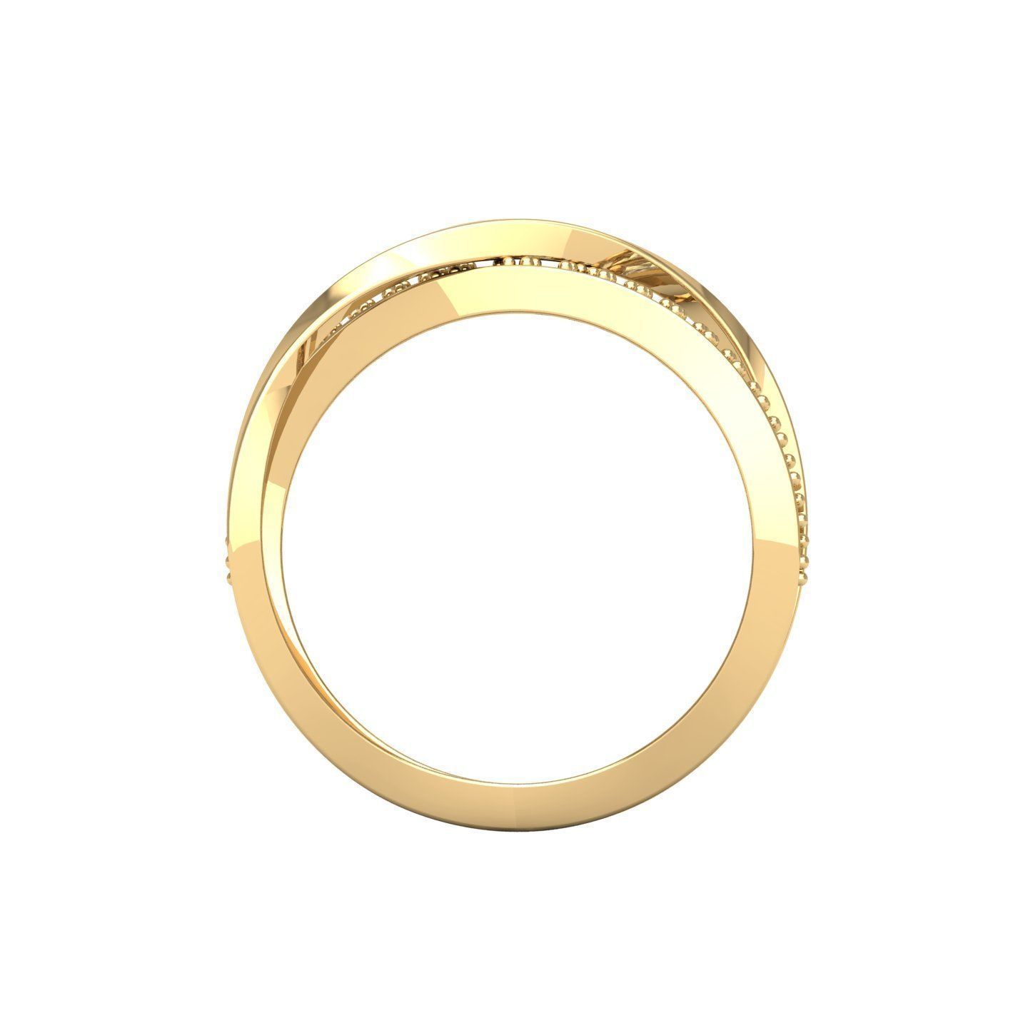 Infinity Wedding Band 3D print model_8