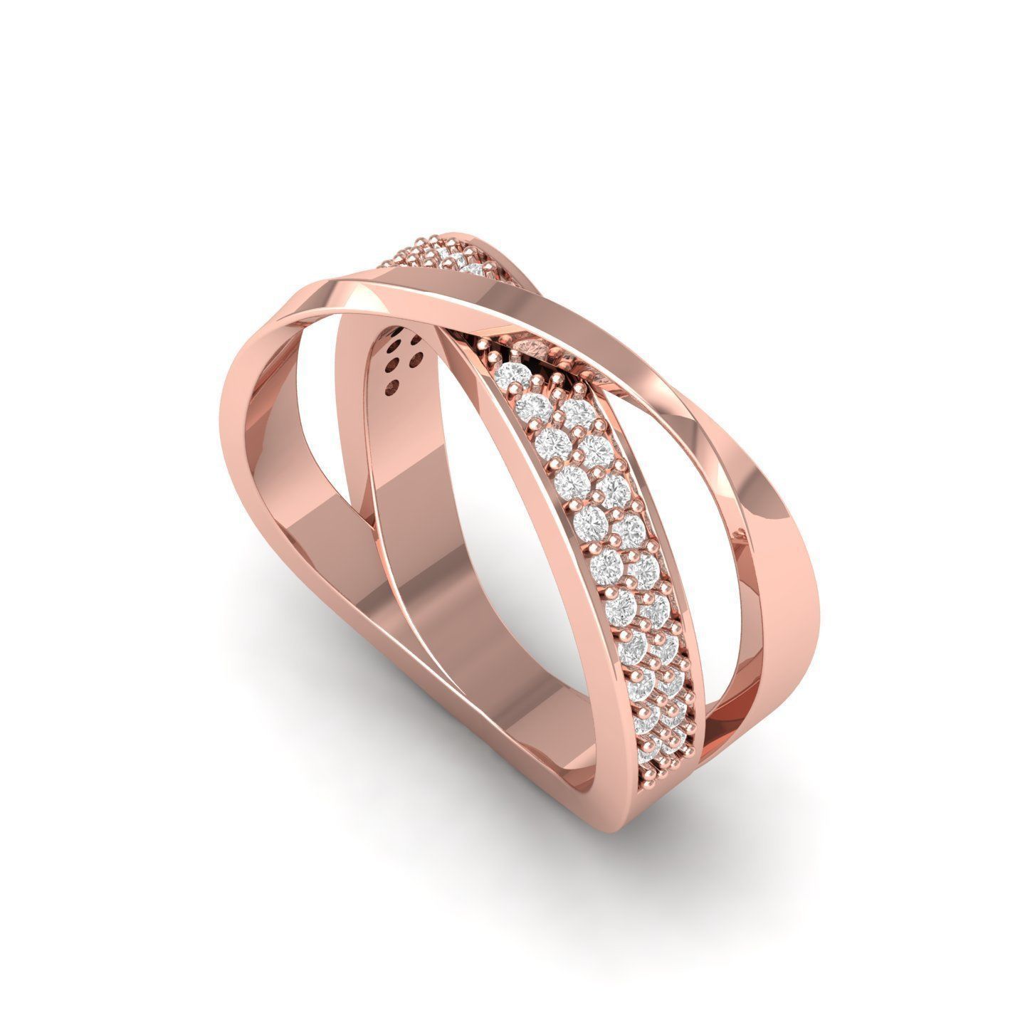 Infinity Wedding Band 3D print model_3