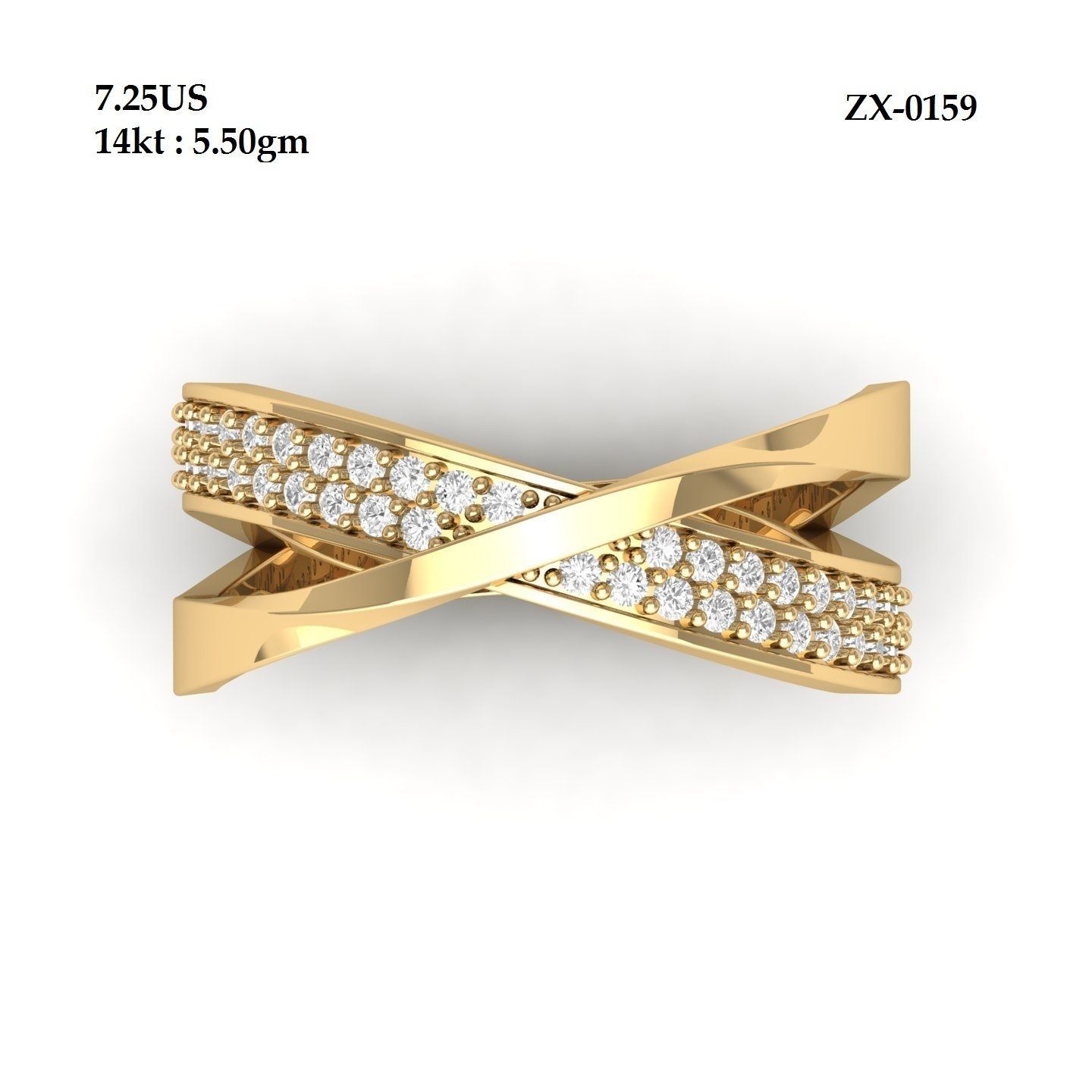 Infinity Wedding Band 3D print model_1