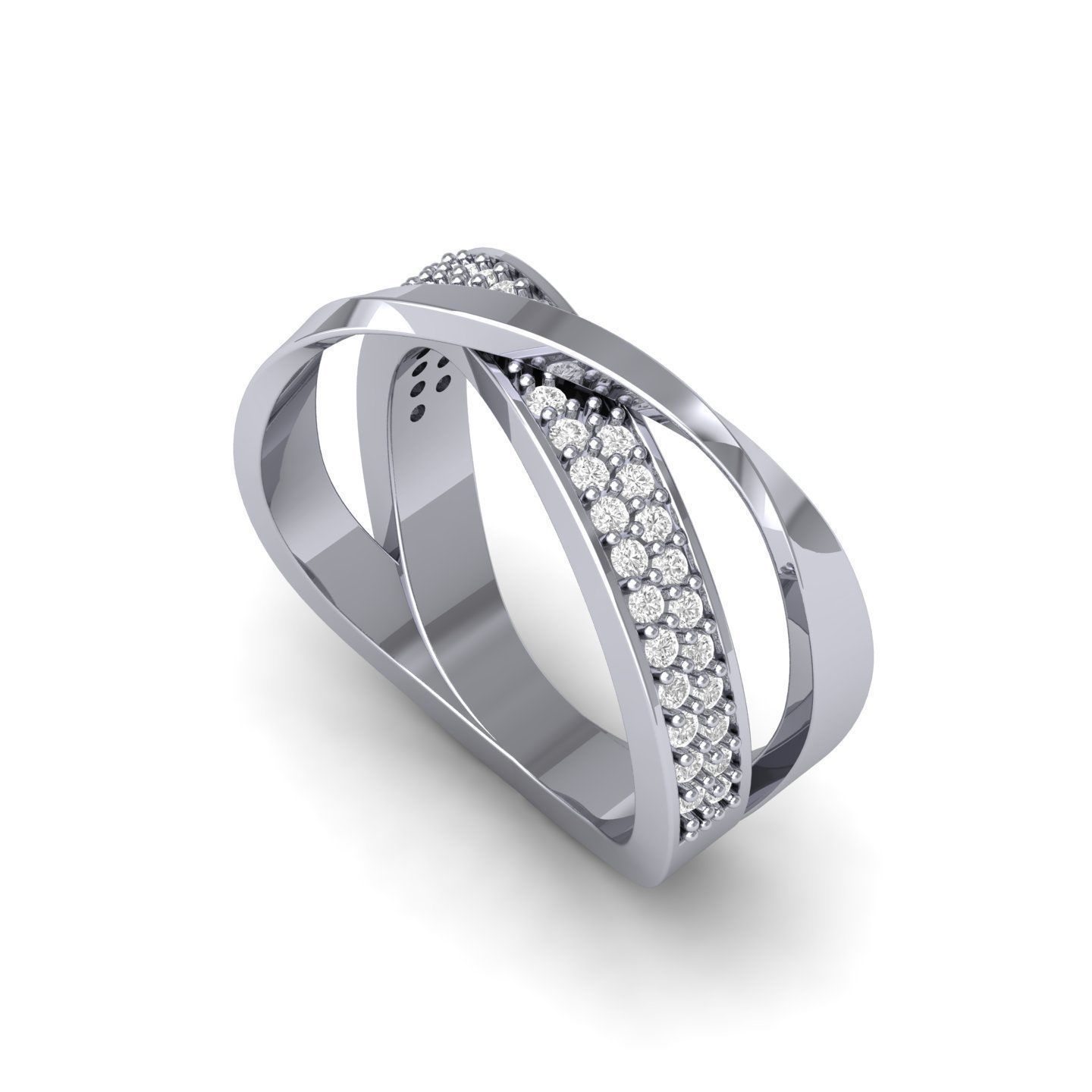 Infinity Wedding Band 3D print model_2