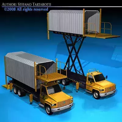 Airport loading vehicle