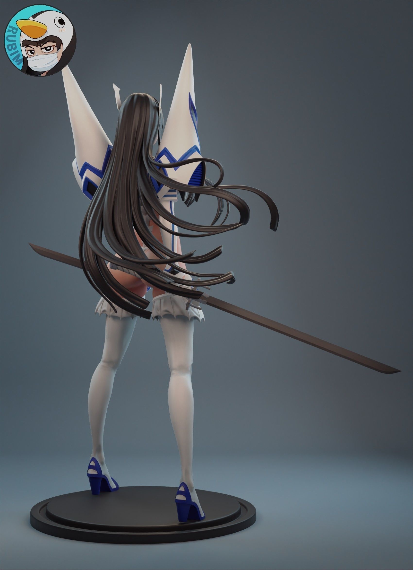 Kill la kill Satuki 3D print model_1