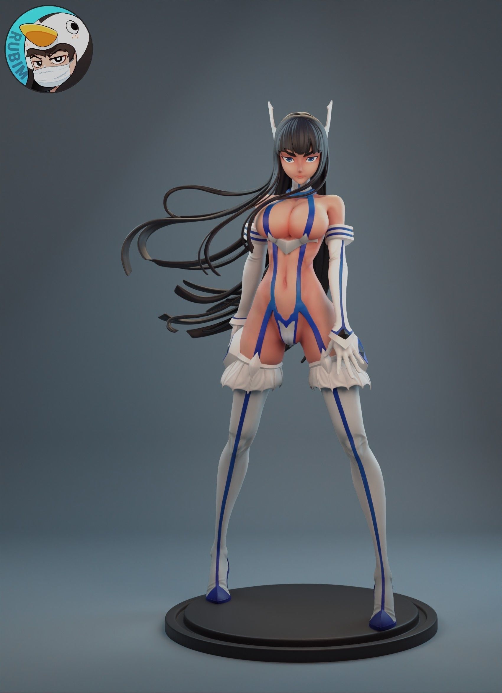 Kill la kill Satuki 3D print model_4