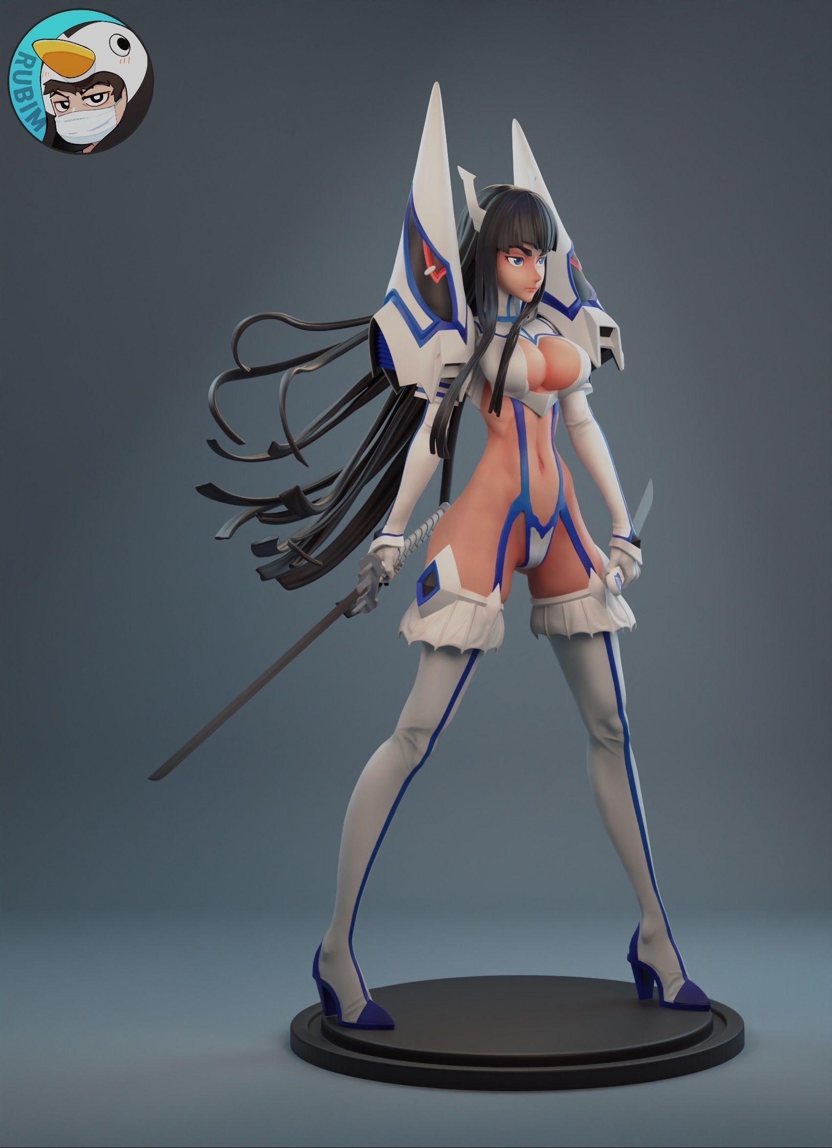 Kill la kill Satuki 3D print model_2
