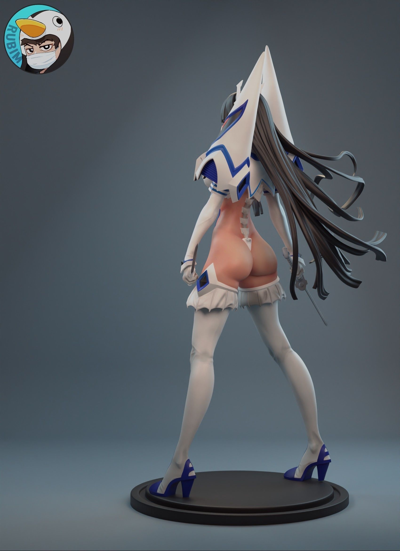 Kill la kill Satuki 3D print model_3