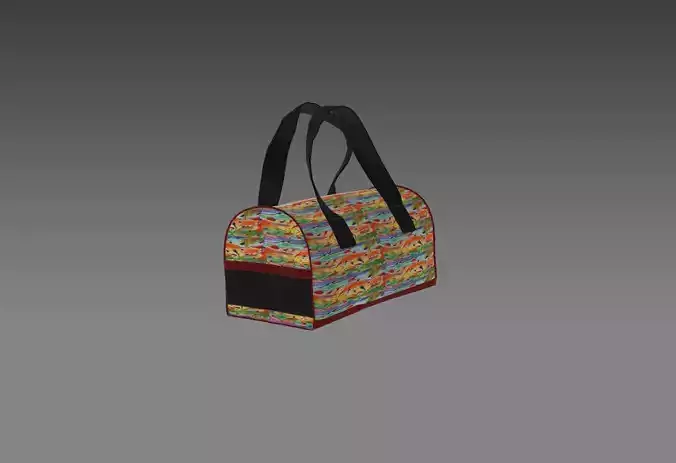 3d Barrel Bag  3D model