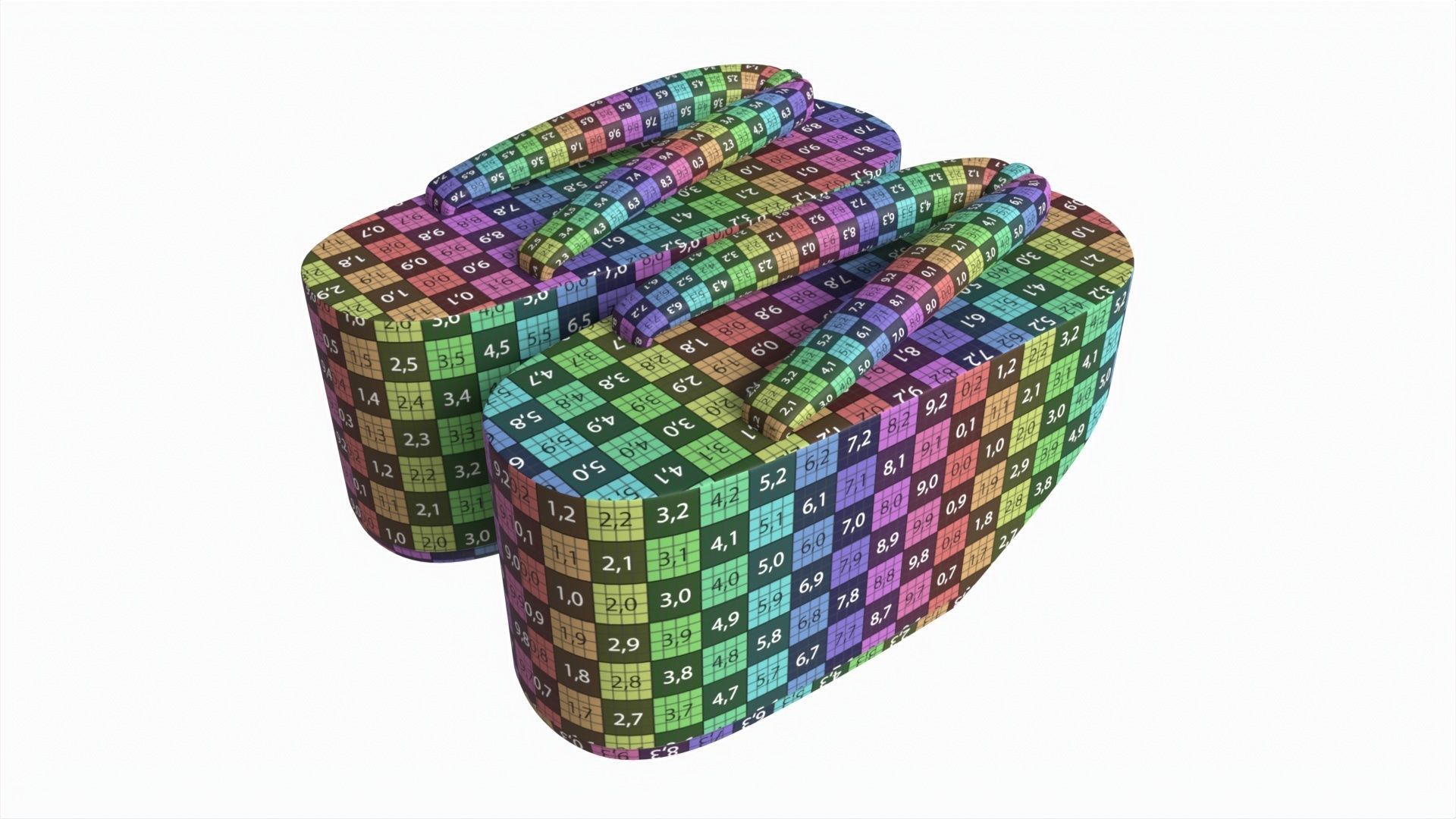 Japanese Geta Wooden Sandals 01 3D model_9