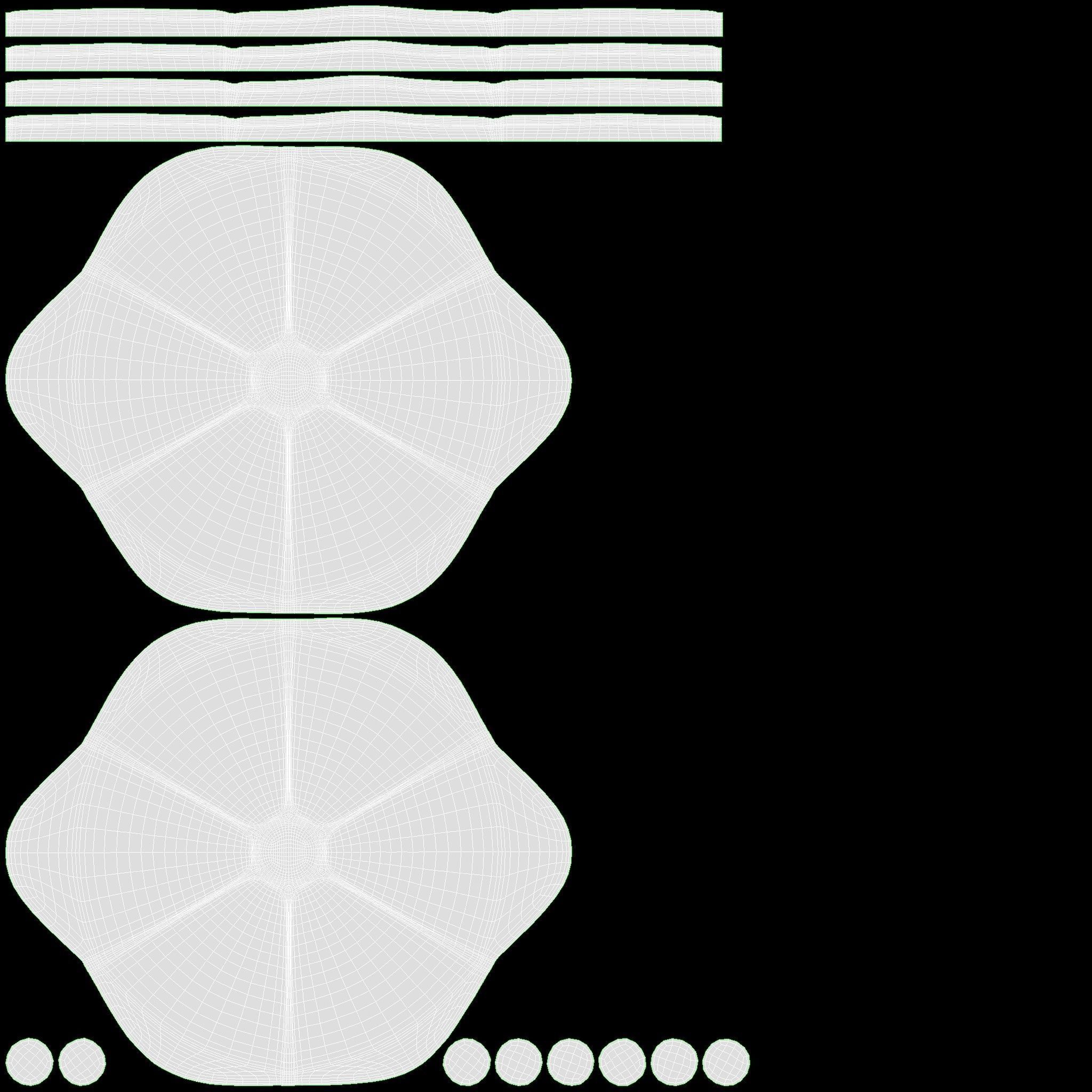 Japanese Geta Wooden Sandals 01 3D model_12