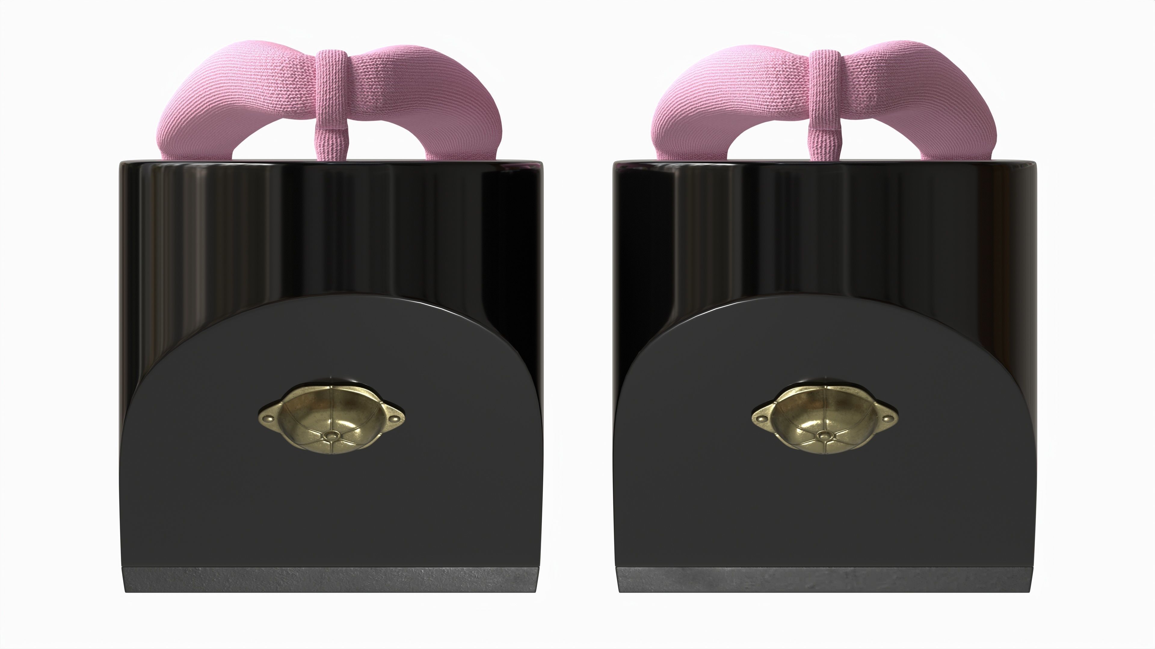 Japanese Geta Wooden Sandals 01 3D model_5