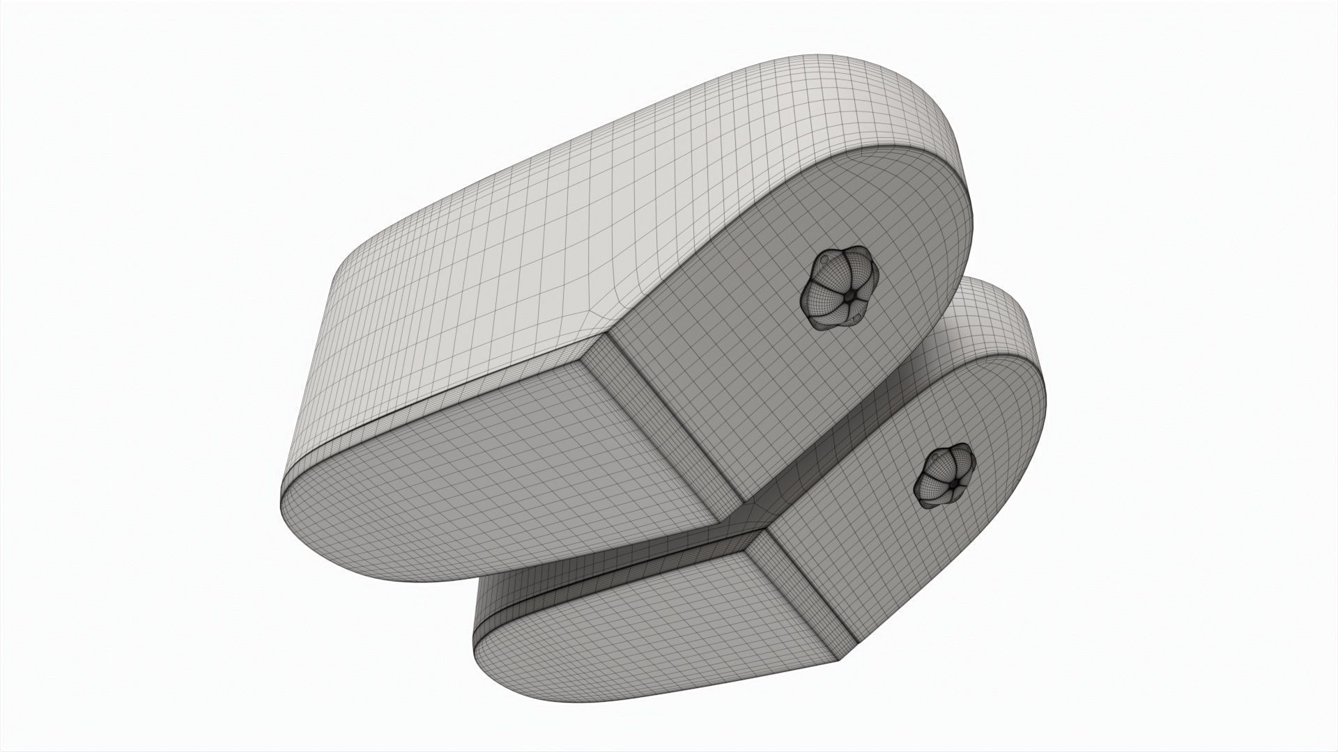 Japanese Geta Wooden Sandals 01 3D model_6