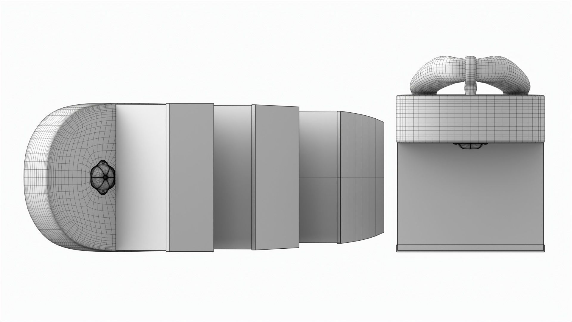 Japanese Geta Wooden Sandals 02 3D model_7