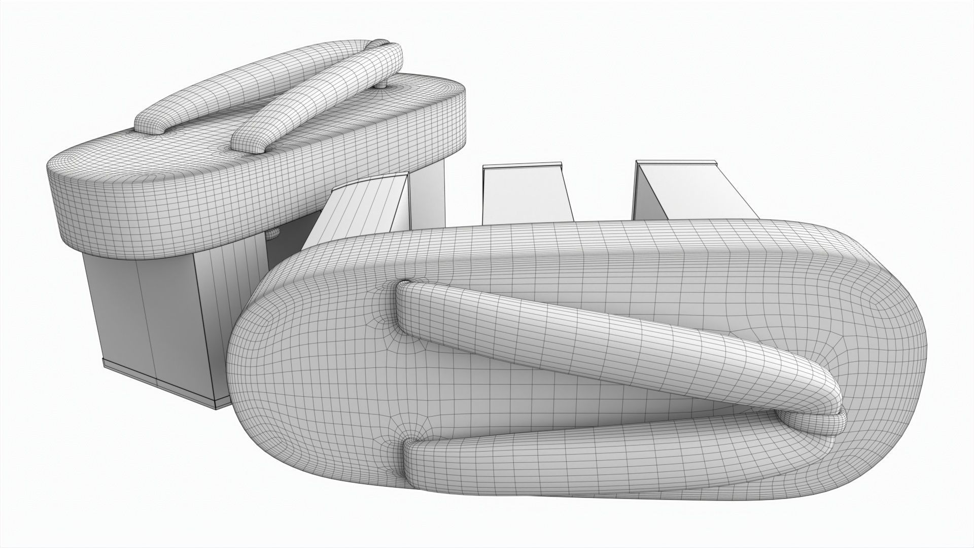 Japanese Geta Wooden Sandals 02 3D model_6