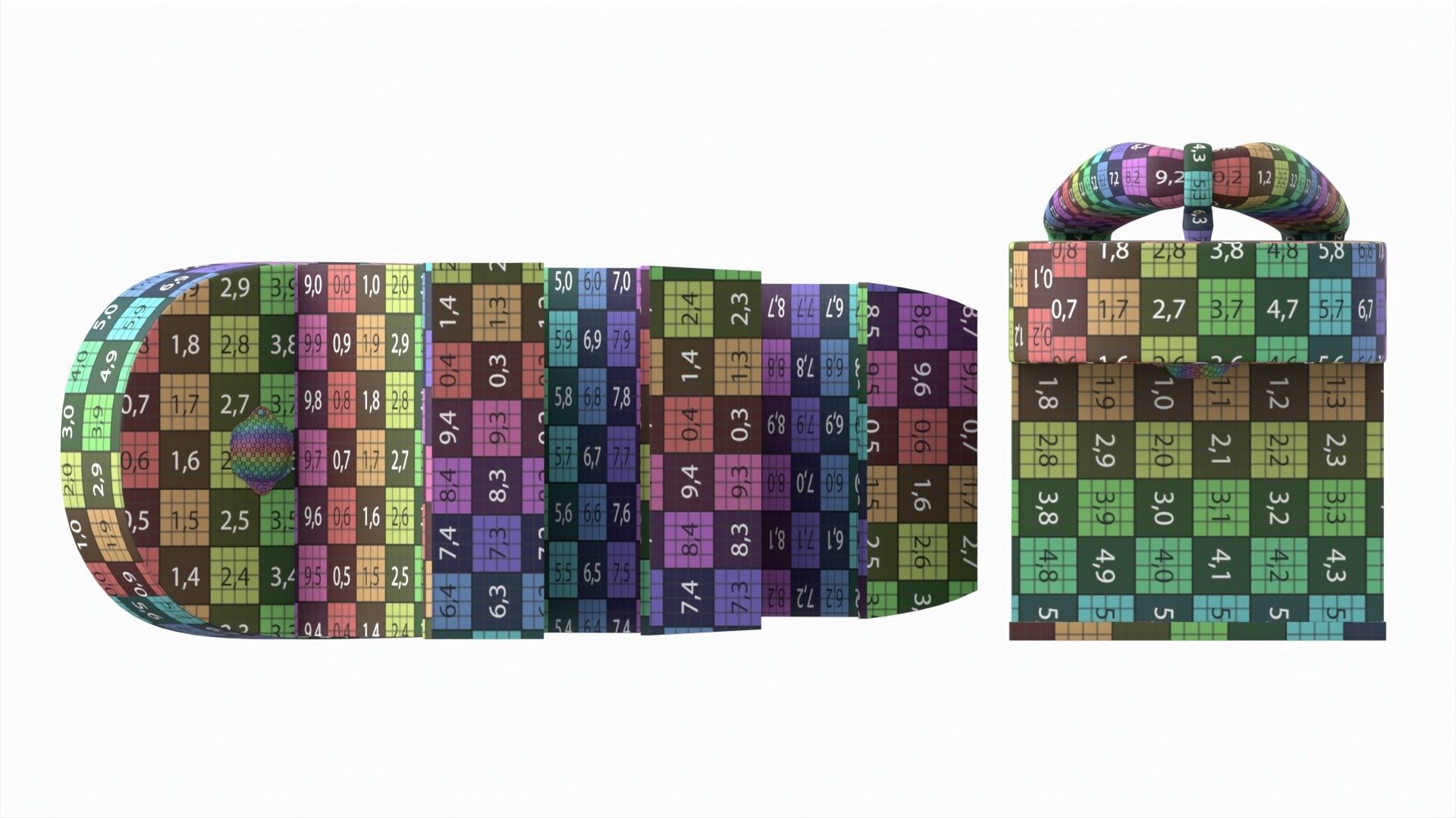 Japanese Geta Wooden Sandals 02 3D model_9