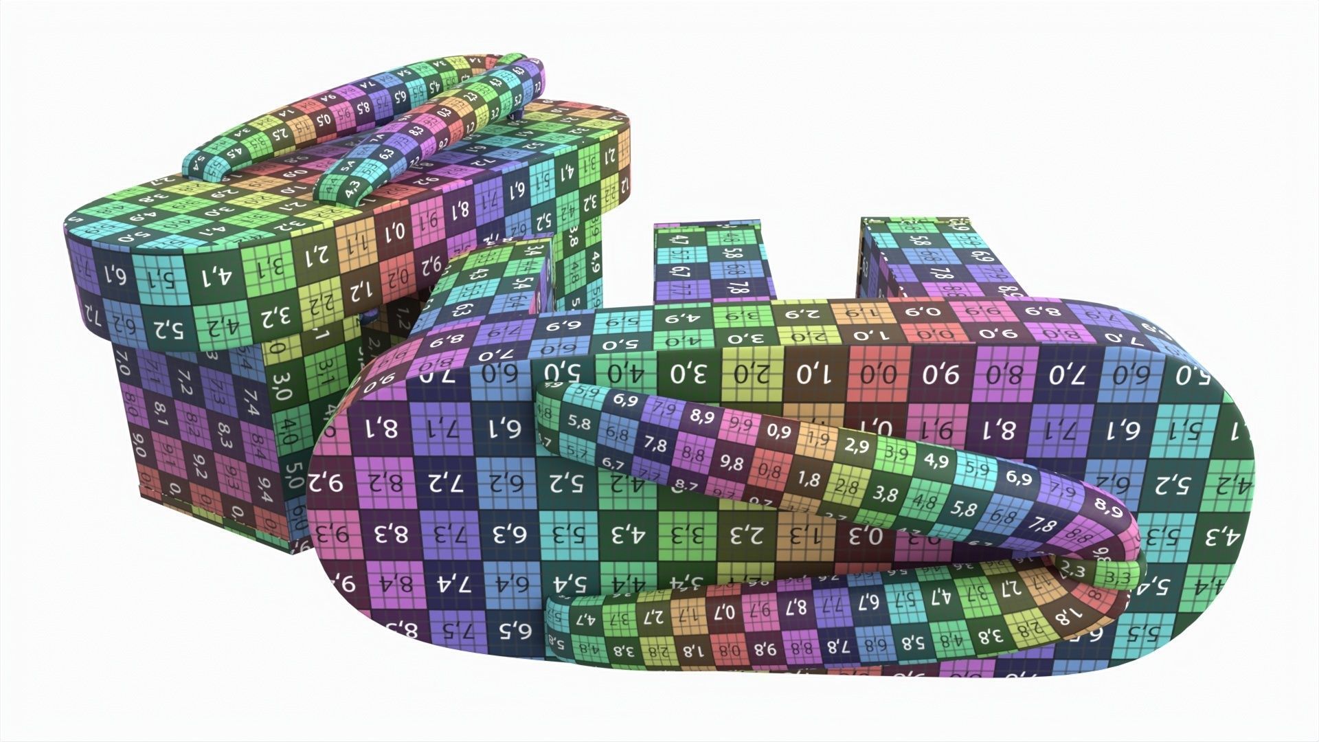 Japanese Geta Wooden Sandals 02 3D model_8