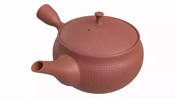 Japanese Kyusu Ceramic Teapot 01