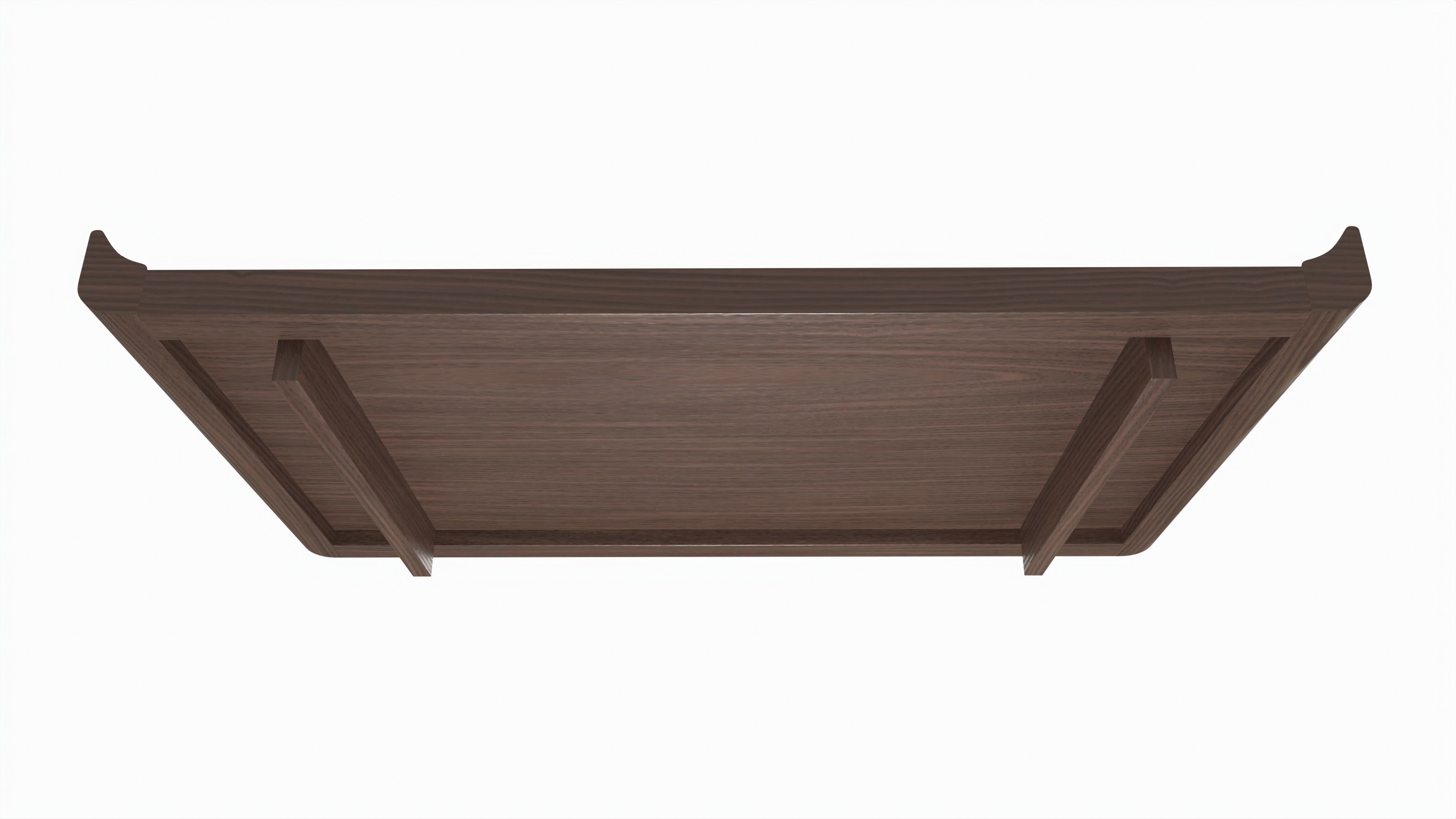 Japanese Teacup Tray 3D model_2