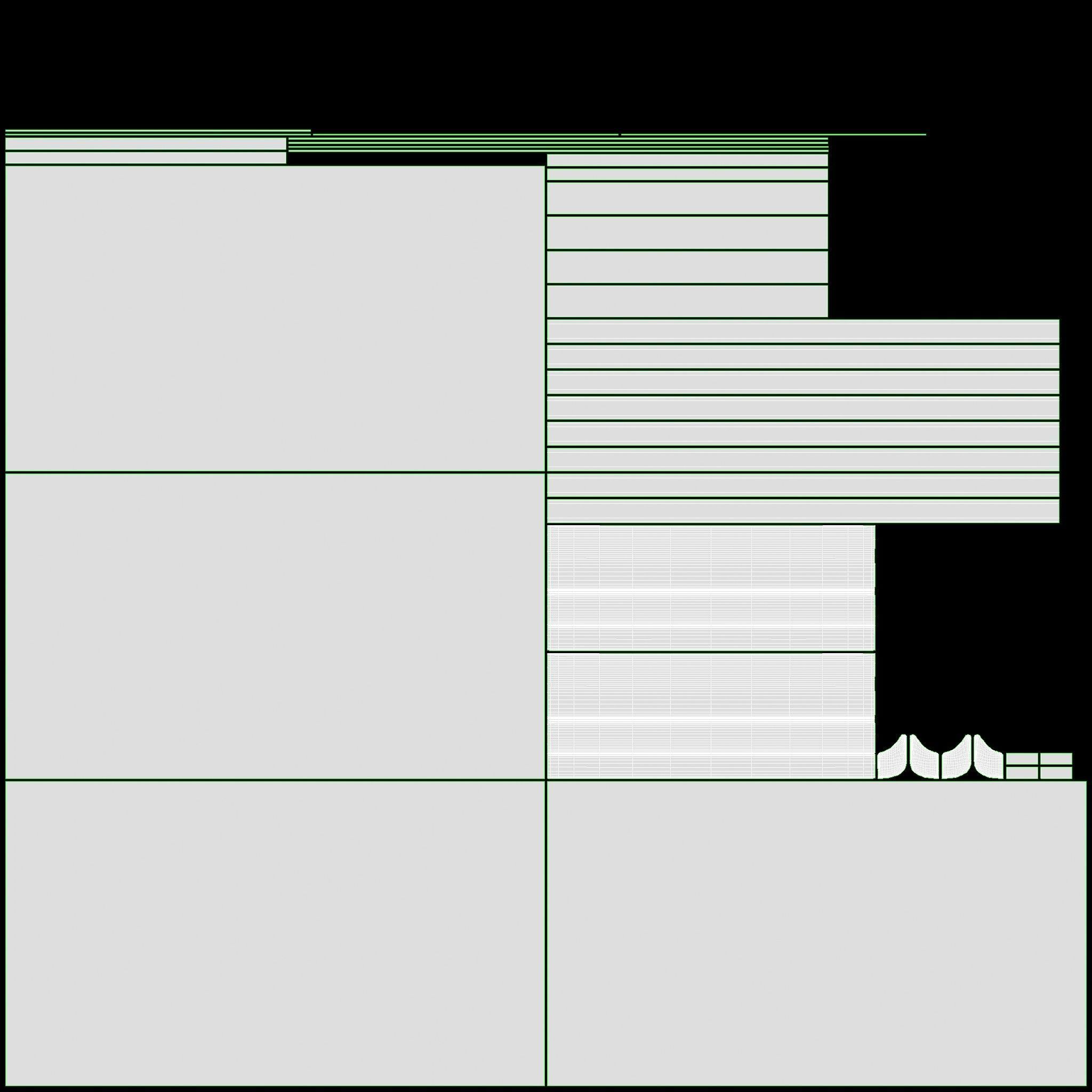 Japanese Teacup Tray 3D model_9