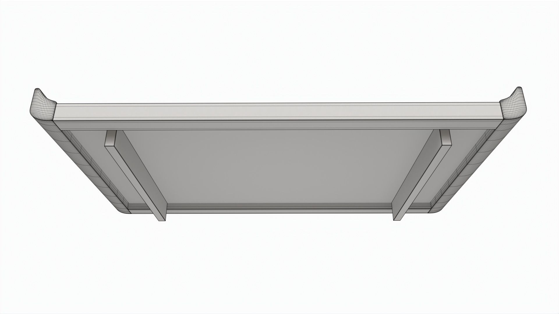 Japanese Teacup Tray 3D model_5