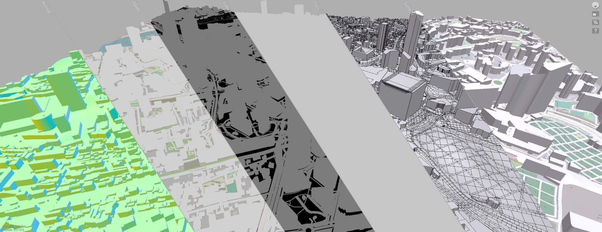 Cityscape Paris France fragment city 3D model_17