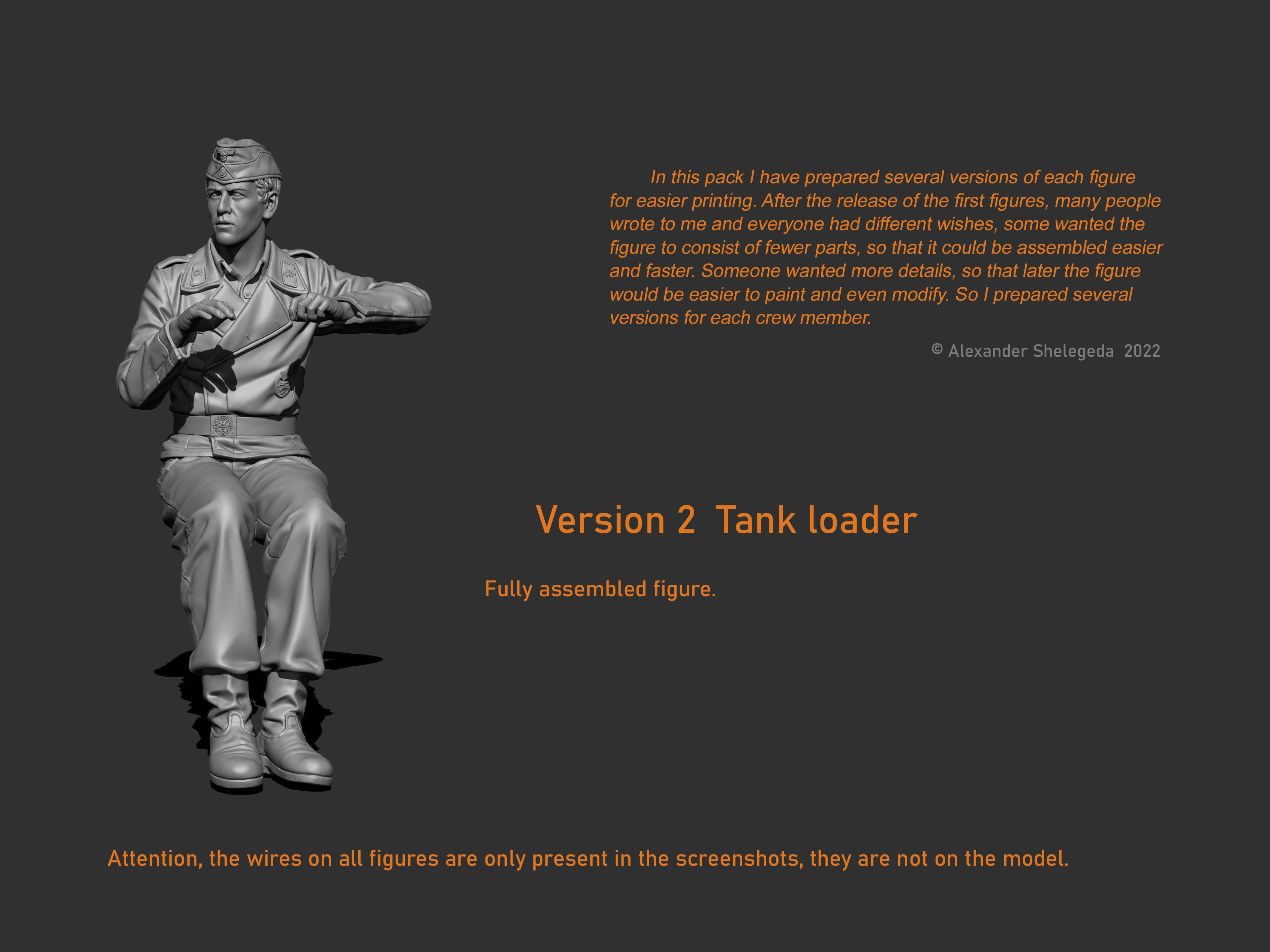 German Tank Crew 1 35 Scale 3D print model_24