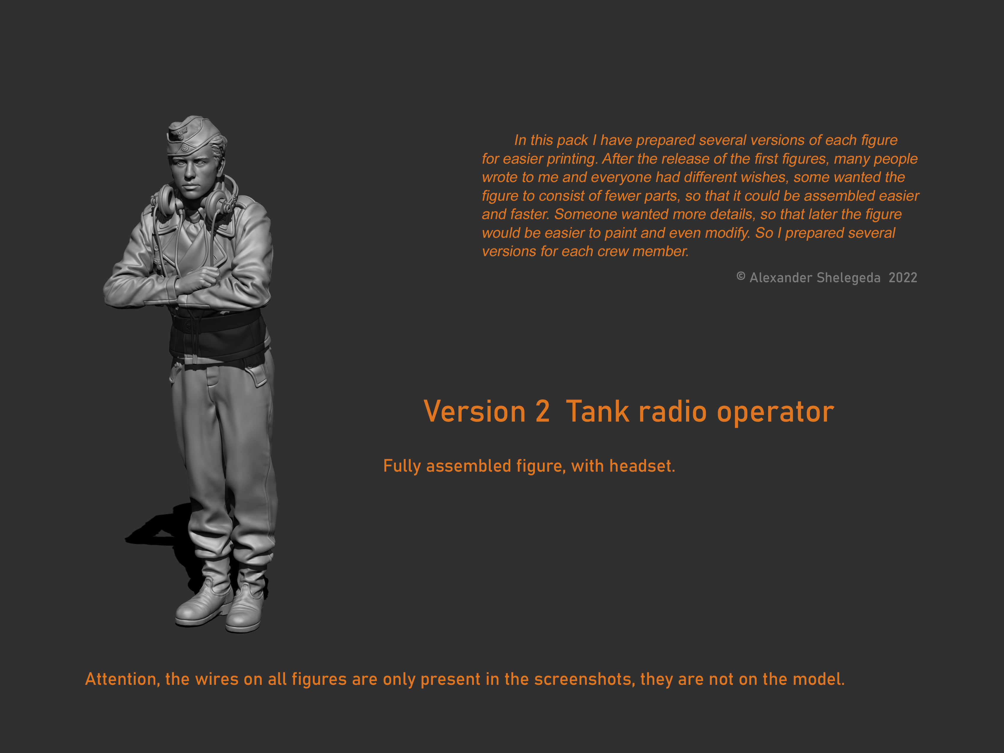German Tank Crew 1 35 Scale 3D print model_19