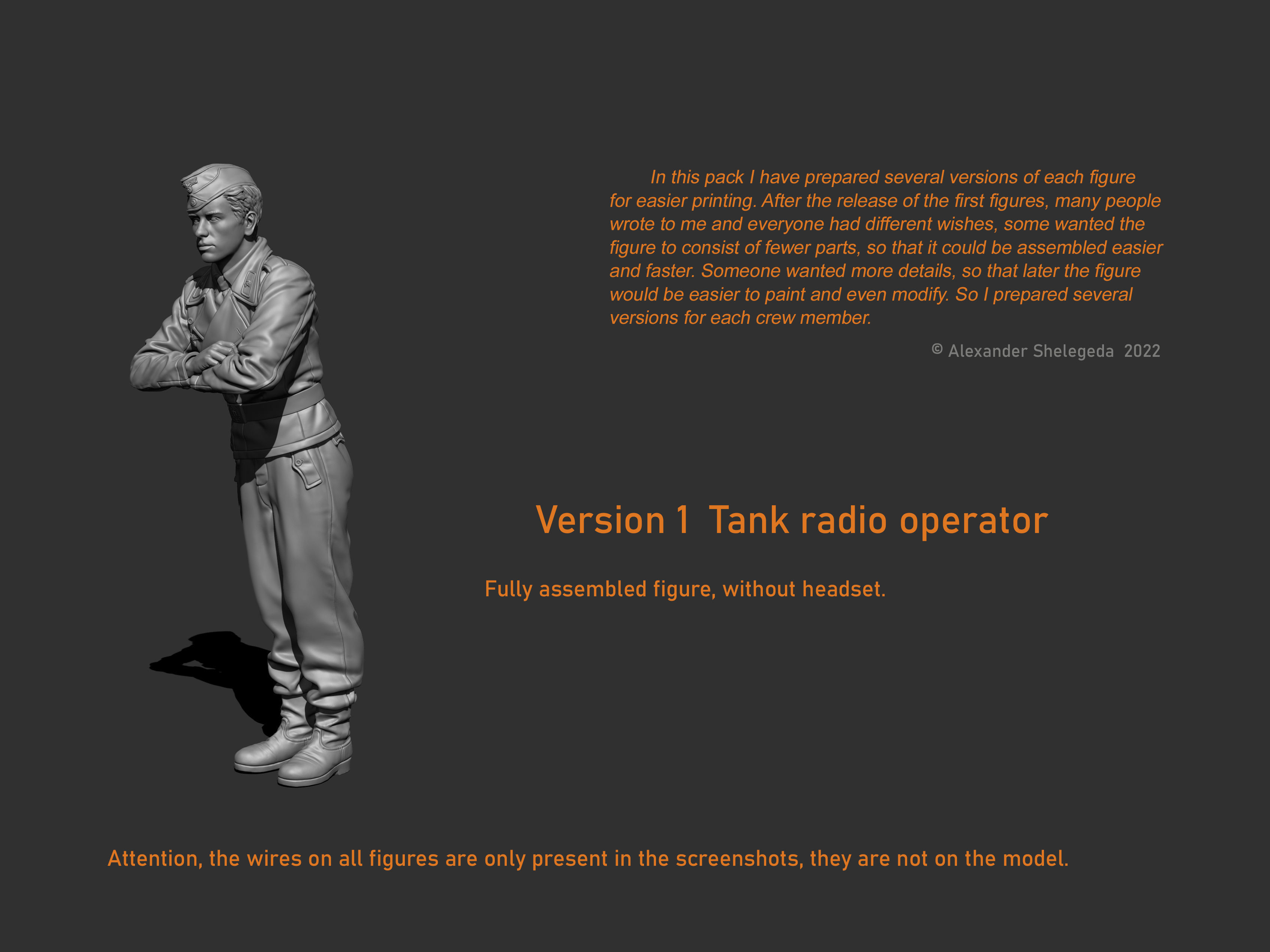 German Tank Crew 1 35 Scale 3D print model_18