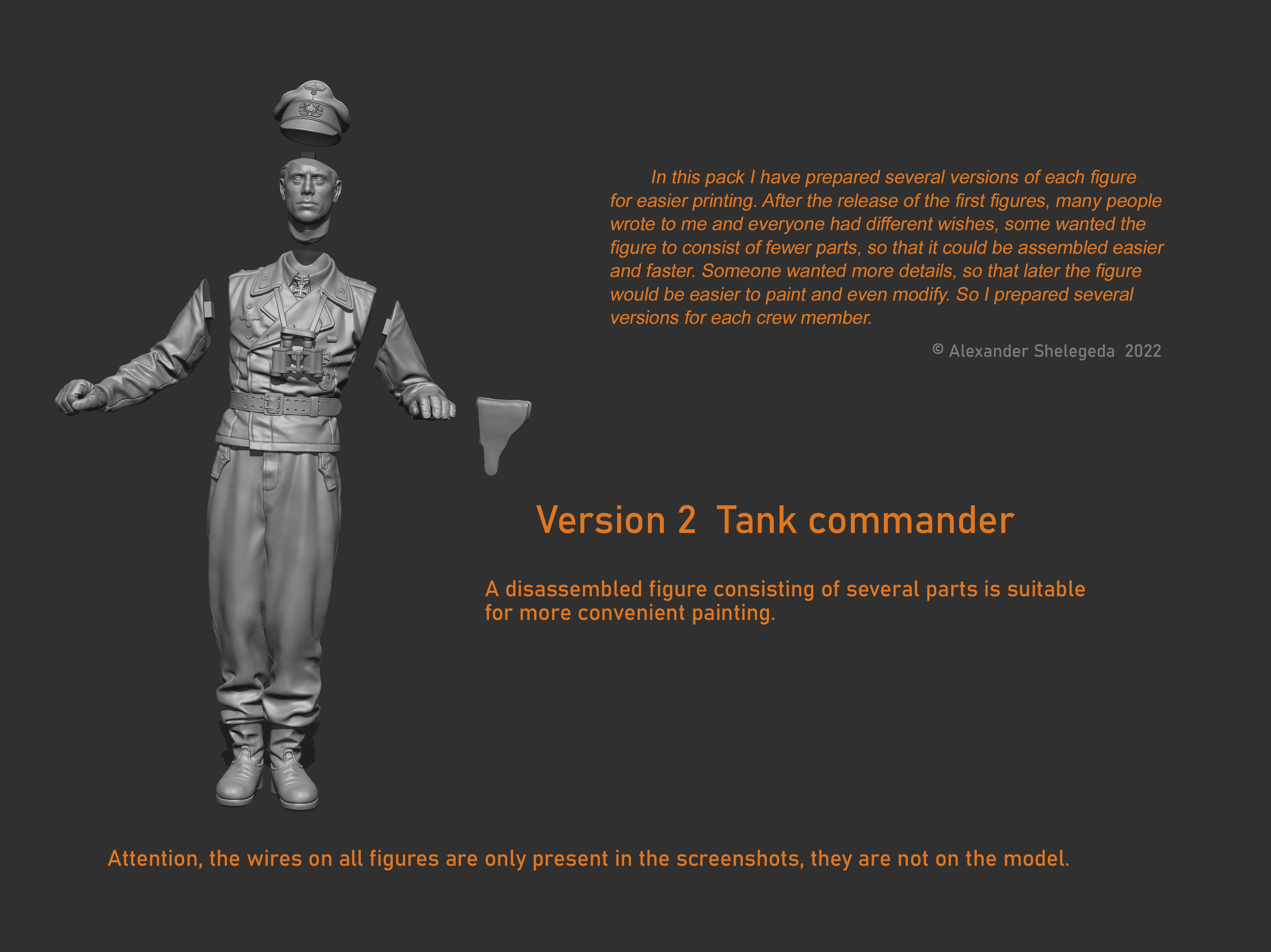 German Tank Crew 1 35 Scale 3D print model_22