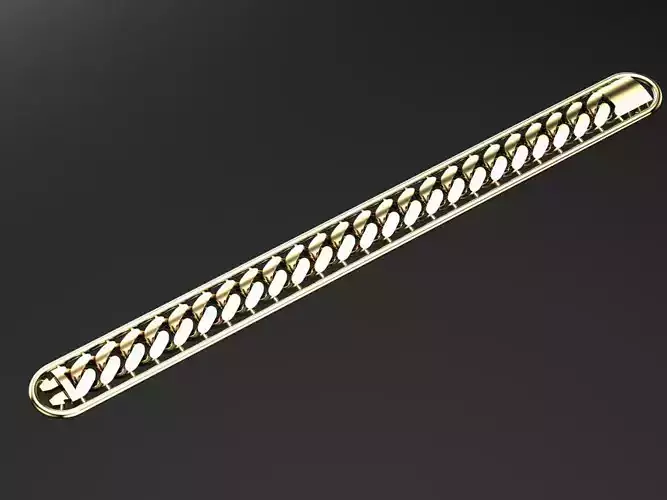 hollow miami cuban braclet 