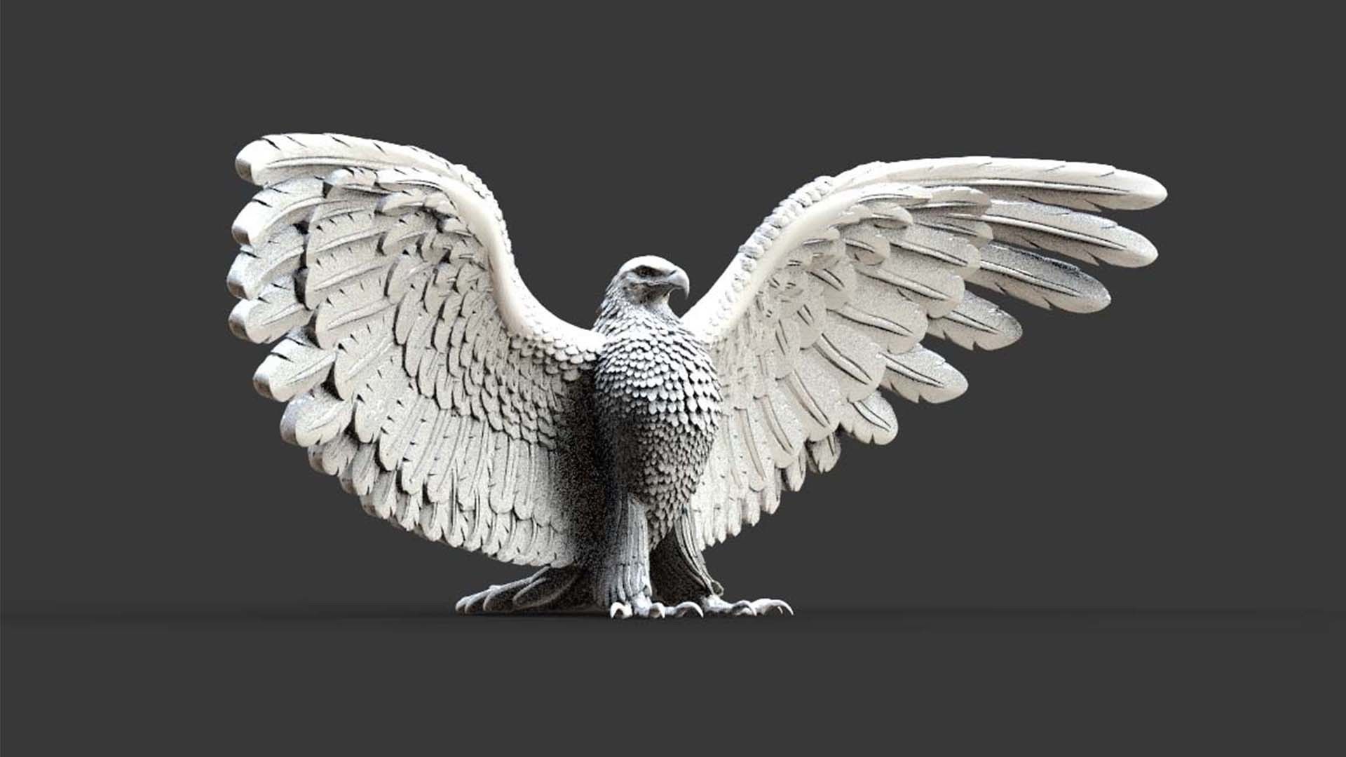 eagle 3D print model_34