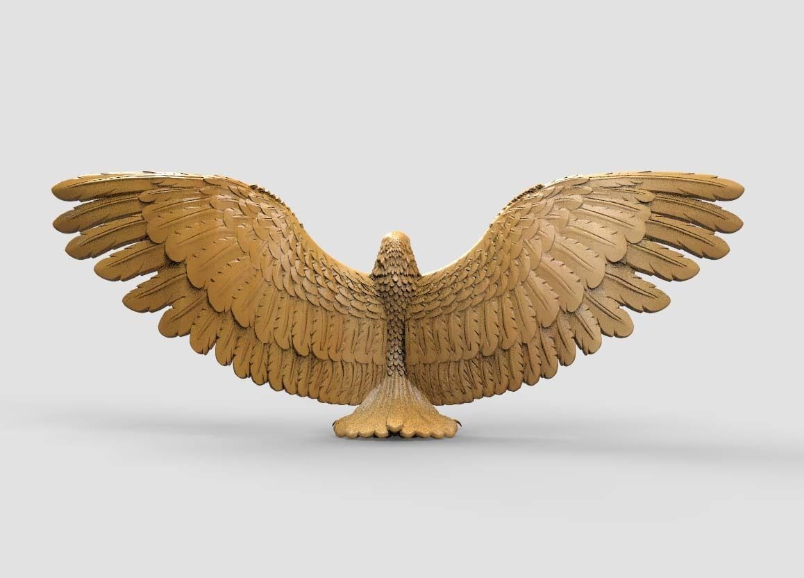 eagle 3D print model_8