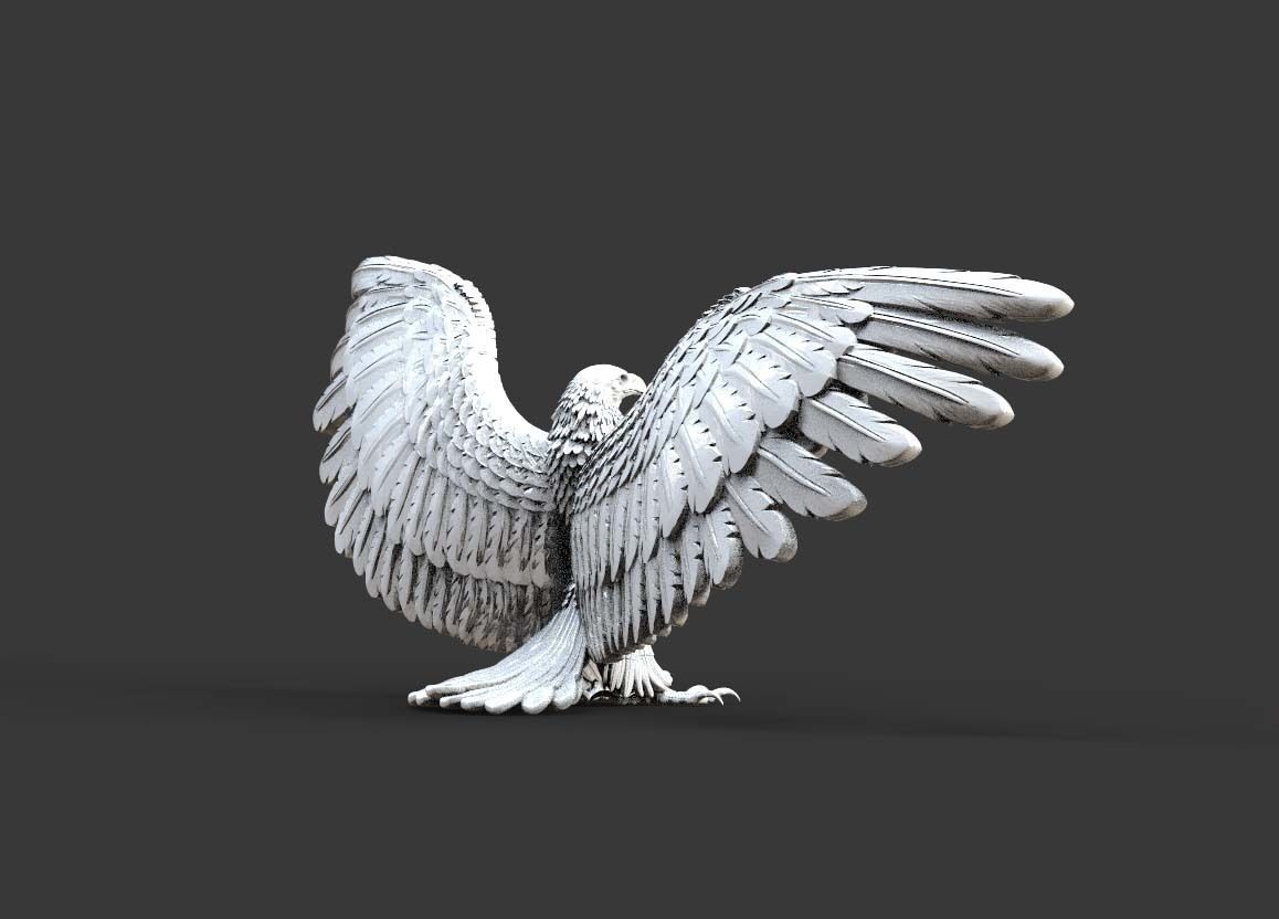 eagle 3D print model_7