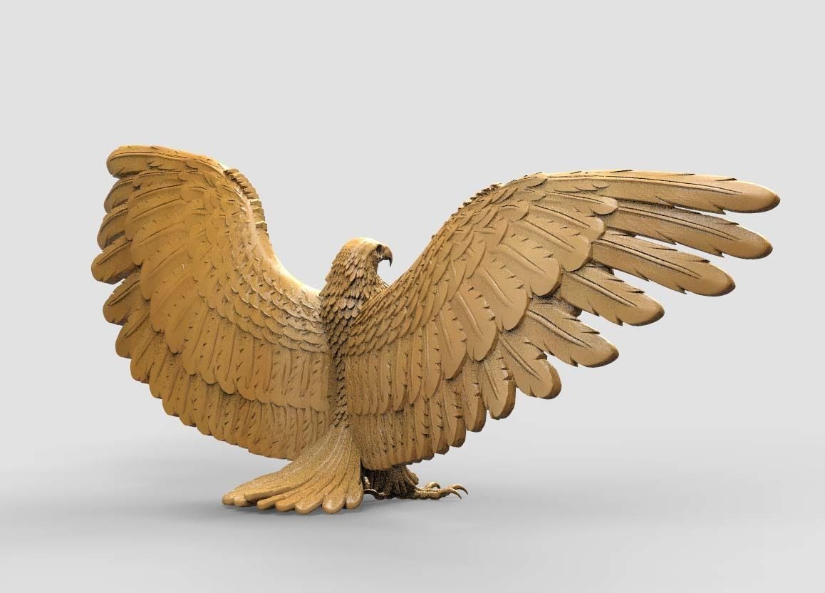 eagle 3D print model_10