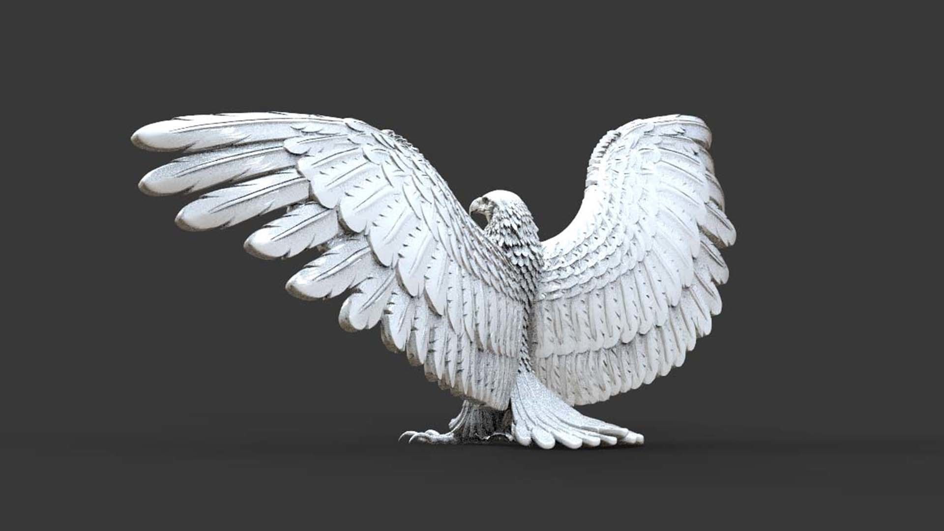 eagle 3D print model_5