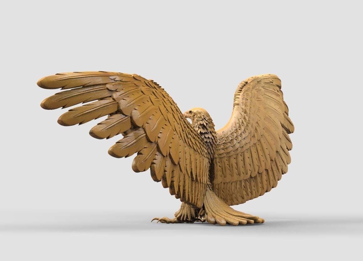 eagle 3D print model_35