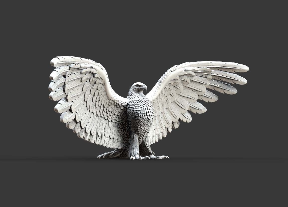 eagle 3D print model_26